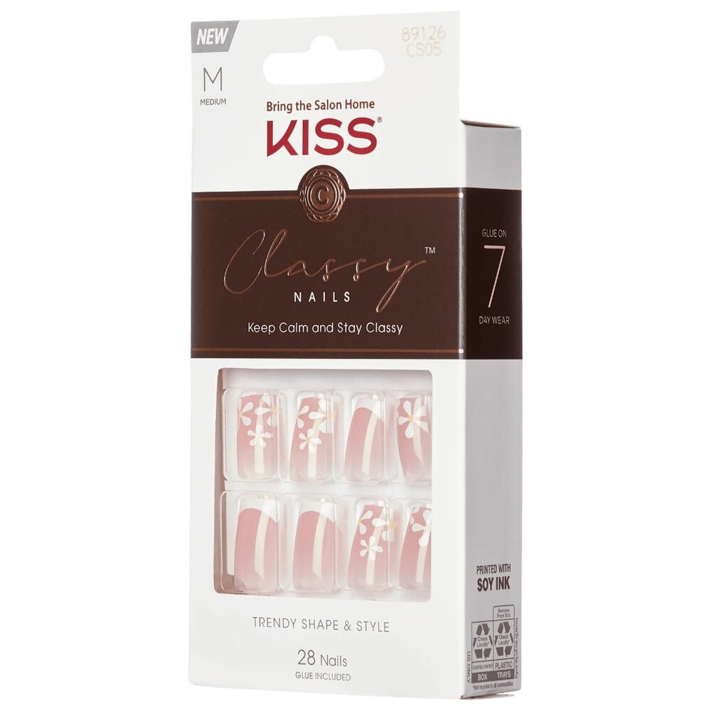Kiss Classy Wedding Nails Medium Length - Stay Charmed